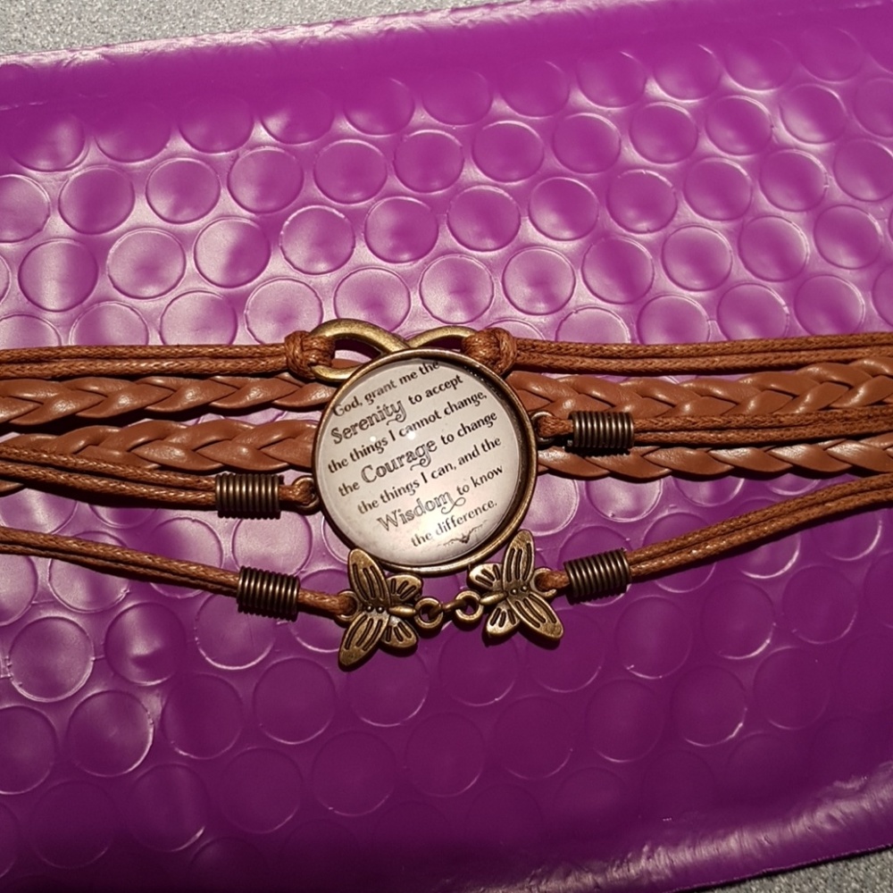 LAST ONE! Serenety, Courage and Wisdom bracelet - Picture 5 of 7